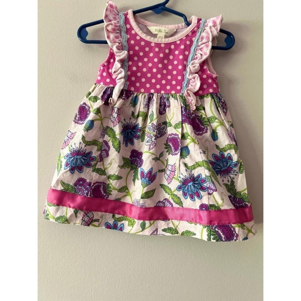 Matilda Jane Dots of Love Dress and Bloomers 12-18 Months